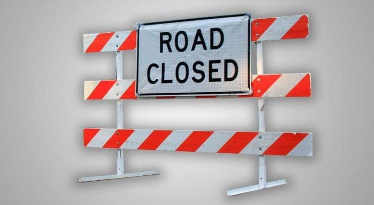 road closed